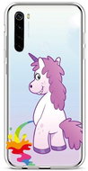 TopQ Xiaomi Redmi Note 8T silicone Rude Unicorn 46526 - Phone Cover