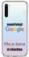 TopQ Xiaomi Redmi Note 8T silicone Google 46478 - Phone Cover