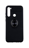 TopQ Xiaomi Redmi Note 8 silicone black with black ring 46385 - Phone Case