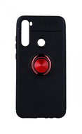 TopQ Xiaomi Redmi Note 8 silicone black with red ring 46384 - Phone Case