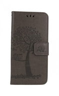 TopQ Xiaomi Redmi Note 8 booklet Grey tree owls 46354 - Phone Cover