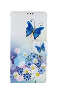 TopQ Xiaomi Redmi Note 8 Pro booklet White with butterfly 46144 - Phone Case