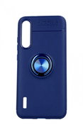 TopQ Xiaomi Mi A3 silicone blue with blue ring 45966 - Phone Cover