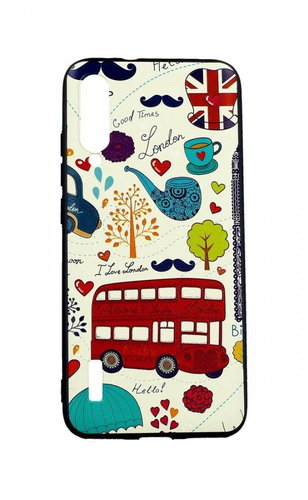 TopQ Xiaomi Mi A3 3D silicone London 45827 - Phone Cover - Main image