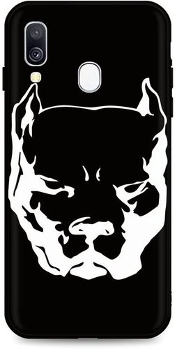 TopQ DARK Samsung A40 silicone Pitbull 45745 - Phone Cover - Main image