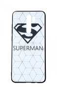 TopQ Xiaomi Redmi Note 8 Pro 3D silicone White Superman 45715 - Phone Cover