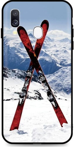 TopQ DARK Samsung A40 silicone Skiing 45714 - Phone Cover - Main image