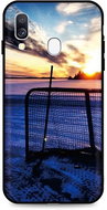 TopQ DARK Samsung A40 silicone Hockey Sunset 45674 - Phone Cover