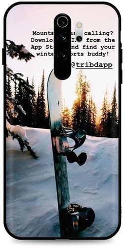 TopQ DARK Xiaomi Redmi Note 8 Pro Silicone Snowboard 45537 - Phone Cover - Main image