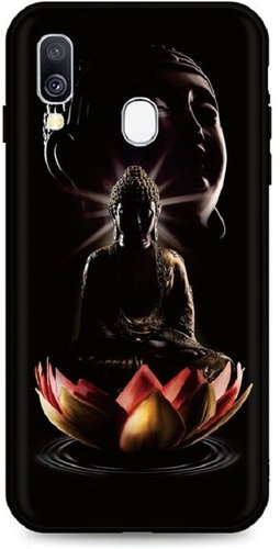 TopQ DARK Samsung A40 silicone Meditation 45512 - Phone Cover - Main image
