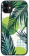 TopQ LUXURY iPhone 11 hard Green Leaves 45440 - Phone Cover