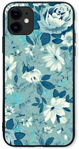 TopQ LUXURY iPhone 11 Hard Retro Flowers 45417 - Phone Cover - Main image