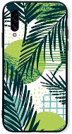 TopQ LUXURY Samsung A30s pevný Green Leaves 45389 - Kryt na mobil