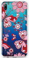 TopQ Huawei Y6 2019 silicone Pink Butterfly 45285 - Phone Cover