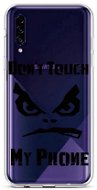TopQ Samsung A30s silikón Don't Touch priehľadný 45264 - Kryt na mobil