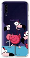 TopQ Samsung A30s silikón Cartoon Flamingos 45258 - Kryt na mobil