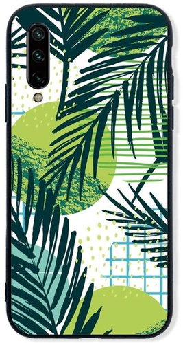 TopQ LUXURY Xiaomi Mi A3 solid Green Leaves 45235 - Phone Cover - Main image