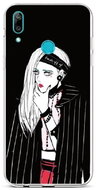TopQ Huawei Y6 2019 silicone Dark Girl 45139 - Phone Cover