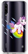 TopQ Xiaomi Mi A3 silicone Flying Unicorn 45127 - Phone Cover