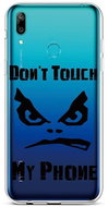 TopQ Huawei Y6 2019 silicone Don't Touch transparent 45119 - Phone Cover