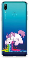 TopQ Huawei Y6 2019 silicone Rainbow Splash 45069 - Phone Cover