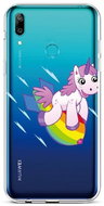 TopQ Huawei Y6 2019 silicone Flying Unicorn 45056 - Phone Cover