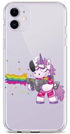 TopQ iPhone 11 silicone Rainbow Gun 44973 - Phone Cover