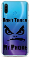 TopQ Huawei P30 Lite silicone Don't Touch transparent 44751 - Phone Cover