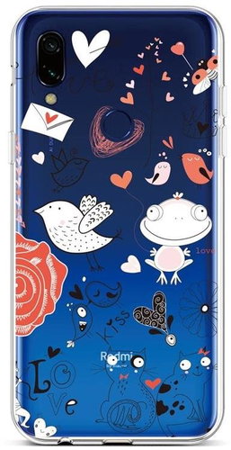 TopQ Xiaomi Redmi 7 silicone Funny 44743 - Phone Cover - Main image