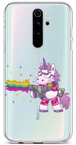TopQ Xiaomi Redmi Note 8 Pro silicone Rainbow Gun 44677 - Phone Cover - Main image