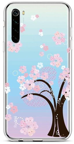 TopQ Xiaomi Redmi Note 8 silicone Cherry Tree 44577 - Phone Cover - Main image