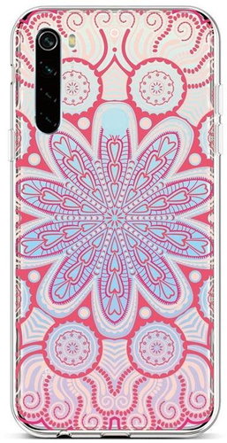 TopQ Xiaomi Redmi Note 8 silicone Romantic Mandala 44553 - Phone Cover - Main image