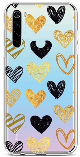 TopQ Xiaomi Redmi Note 8 Silicone Heart 44548 - Phone Cover - Main image