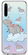 TopQ Xiaomi Redmi Note 8 silicone Grey Unicorns 44525 - Phone Cover