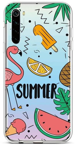 TopQ Xiaomi Redmi Note 8 silicone Summer 44521 - Phone Cover - Main image