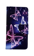 TopQ LG G7 ThinQ booklet Blue with butterflies 43600 - Phone Case