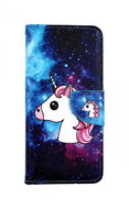 TopQ Motorola Moto One Vision booklet Space Unicorn 43576 - Phone Case