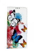 TopQ Motorola Moto One Vision booklet Color with butterflies 43568 - Phone Case