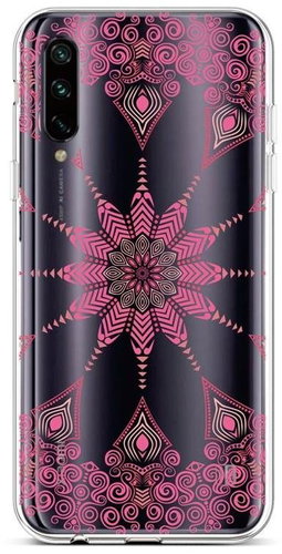 TopQ Xiaomi Mi A3 silicone Pink Mandala 43495 - Phone Cover - Main image