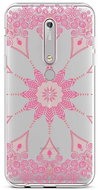 TopQ Nokia 6.1 silicone Pink Mandala 43468 - Phone Cover