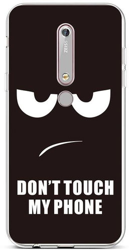 TopQ Nokia 6.1 silicone Don't Touch 43462 - Phone Cover - Main image