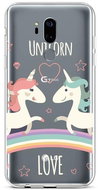 TopQ LG G7 ThinQ silicone Unicorn Love 43451 - Phone Cover