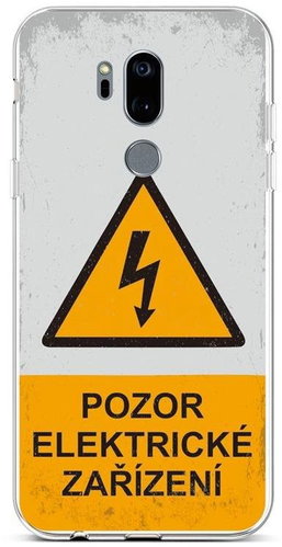 TopQ LG G7 ThinQ silicone Attention electrical equipment 43443 - Phone Cover - Main image