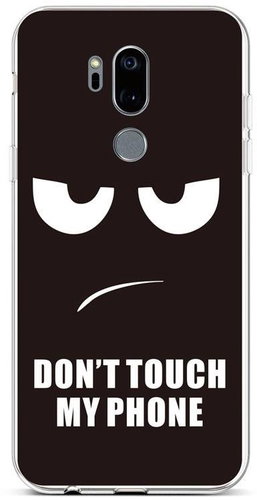 TopQ LG G7 ThinQ silicone Don't Touch 43432 - Phone Cover - Main image
