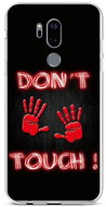TopQ LG G7 ThinQ silicone Don't Touch Red 43430 - Phone Cover