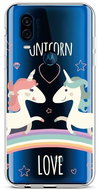 TopQ Motorola Moto One Vision silicone Unicorn Love 43427 - Phone Cover
