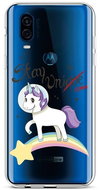 TopQ Motorola Moto One Vision silicone Stay Unicorn 43426 - Phone Cover