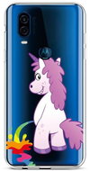 TopQ Motorola Moto One Vision Silicone Rude Unicorn 43424 - Phone Cover