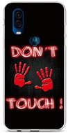 TopQ Motorola Moto One Vision Silicone Don't Touch Red 43415 - Phone Cover
