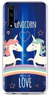 TopQ Honor 20 silikón Unicorn Love 43331 - Kryt na mobil